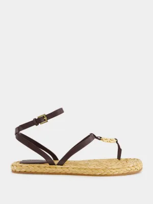 4G Liquid Raffia Sandals
