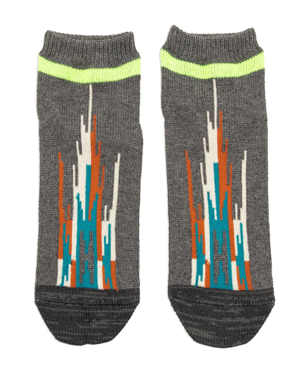 84 Yarns Ortega Ankle Socks - Charcoal