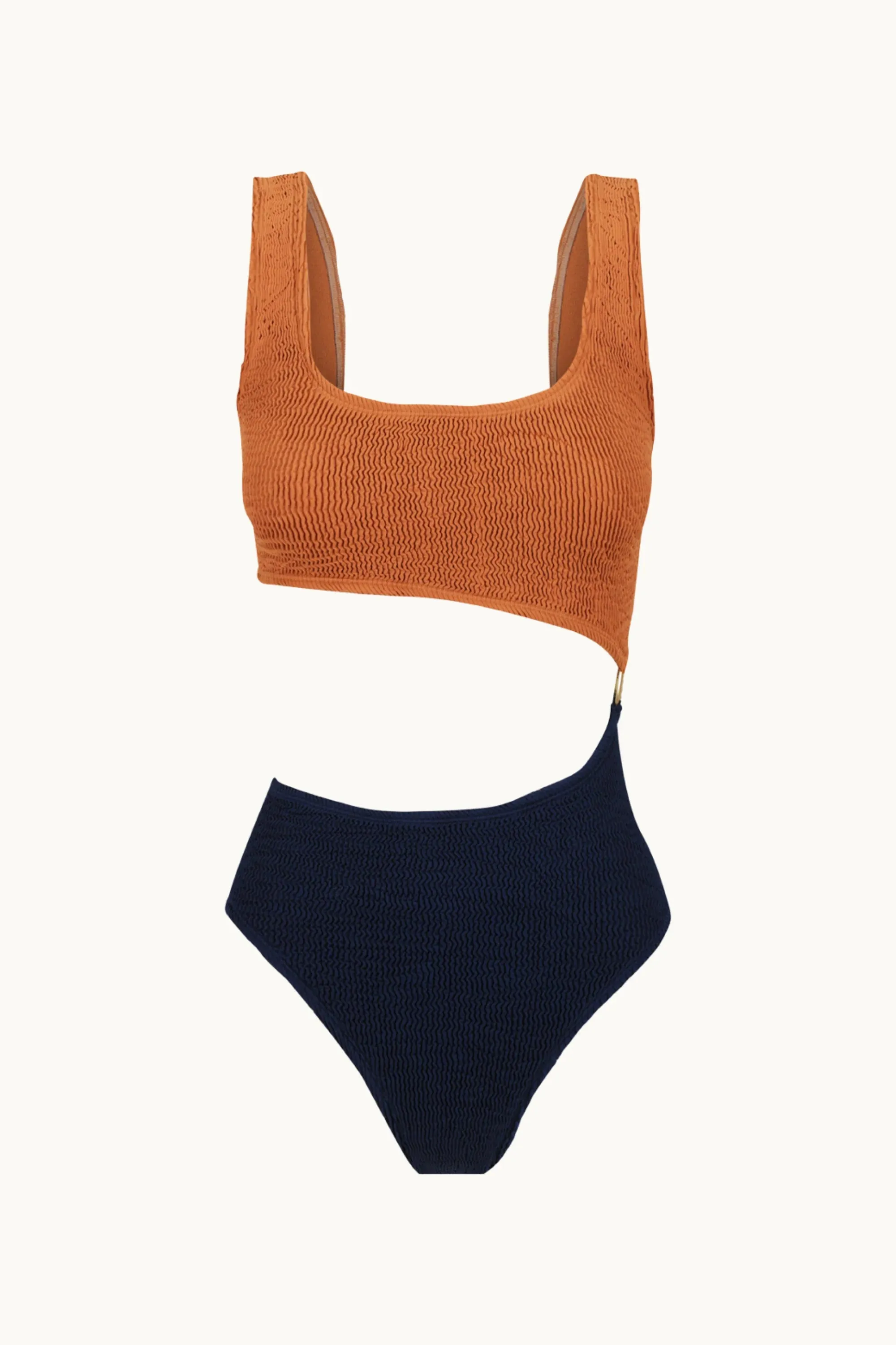 Aquatic Maillot Navy Espresso