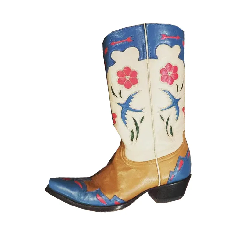 Ashore Western Shop Cowgirl Boots knight boots women's embroidery western Boots