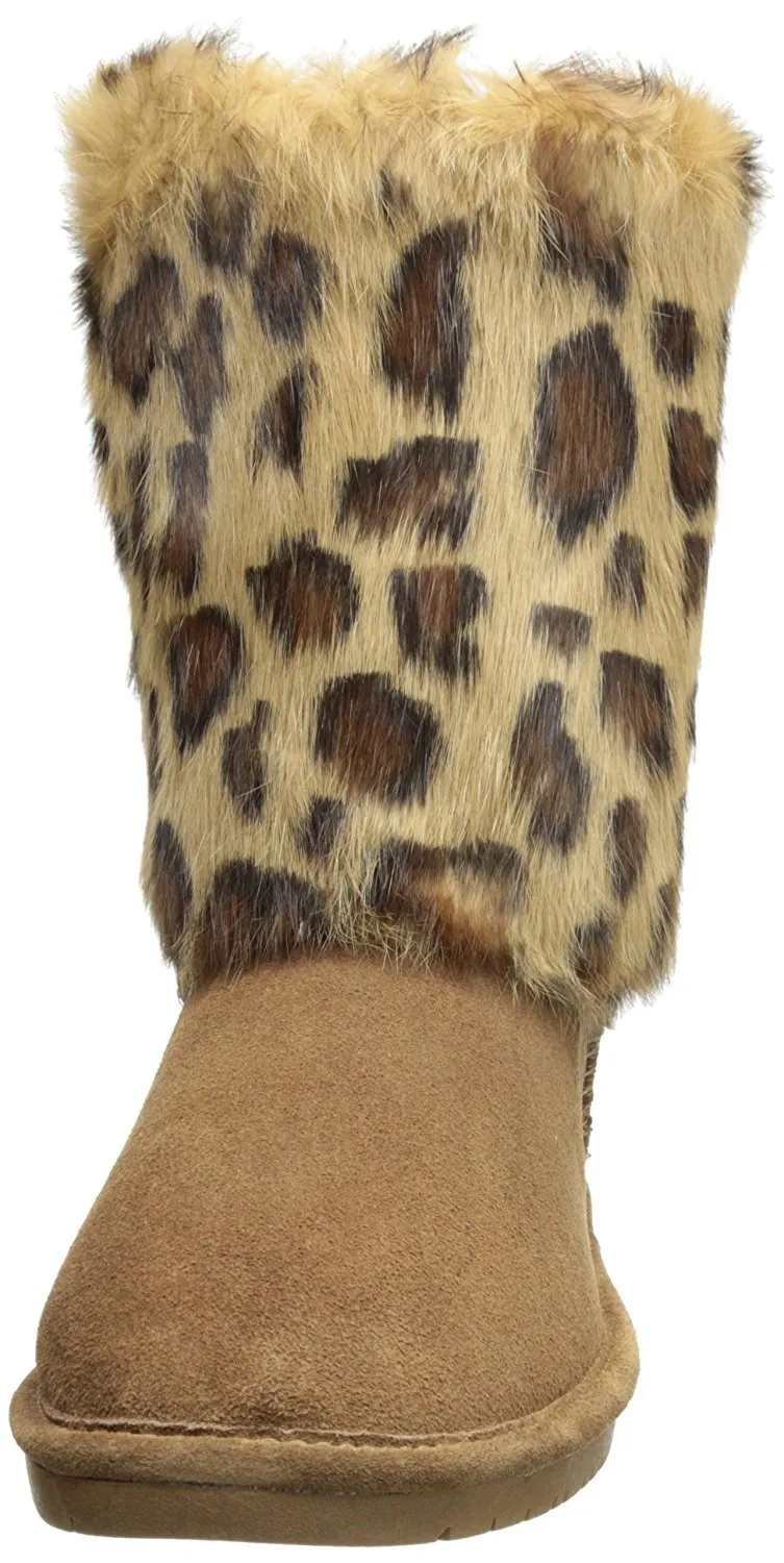 Bearpaw Keely Women Round Toe Suede Gray Winter Boot