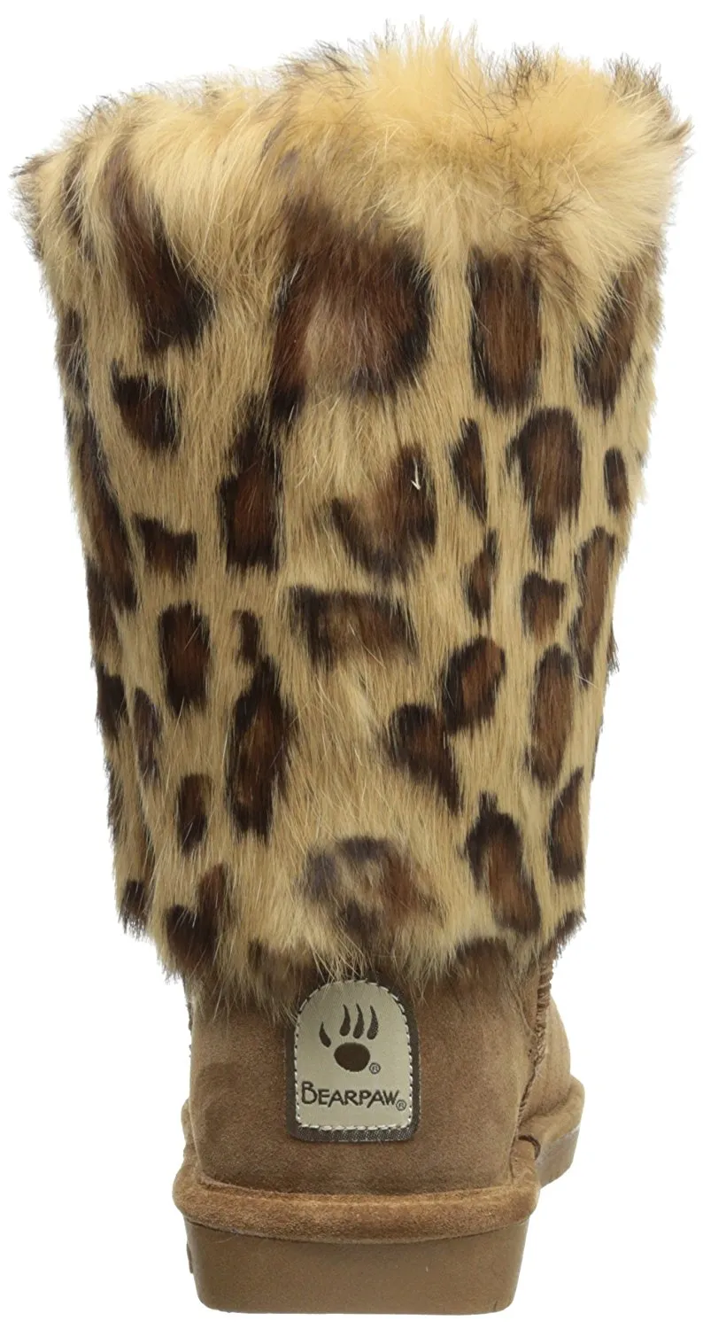 Bearpaw Keely Women Round Toe Suede Gray Winter Boot