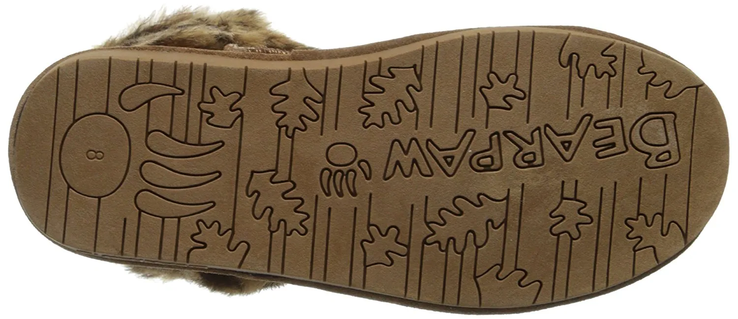 Bearpaw Keely Women Round Toe Suede Gray Winter Boot
