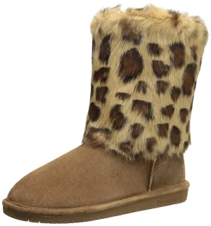 Bearpaw Keely Women Round Toe Suede Gray Winter Boot