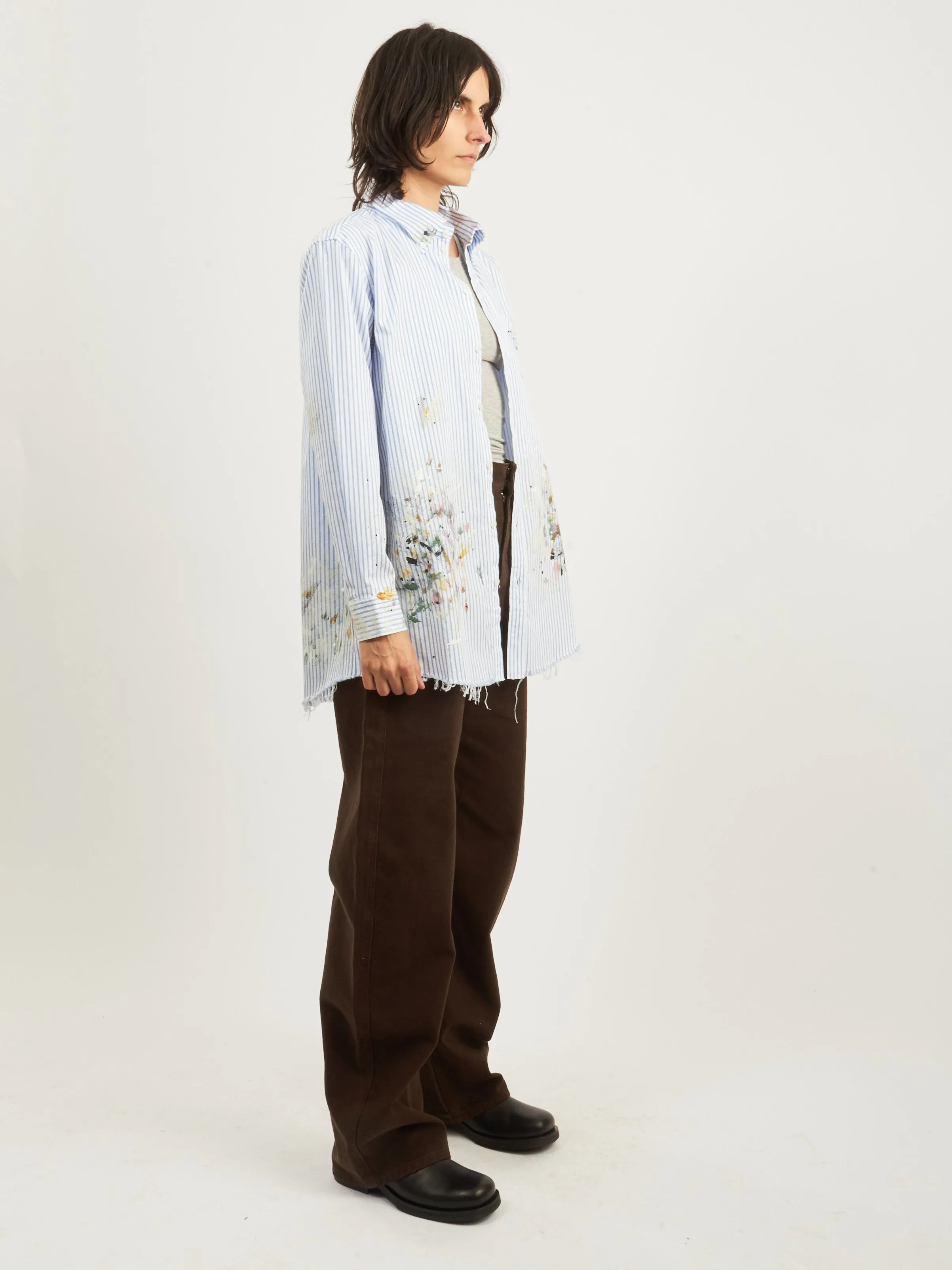 Blue Stripe Painter Shirt