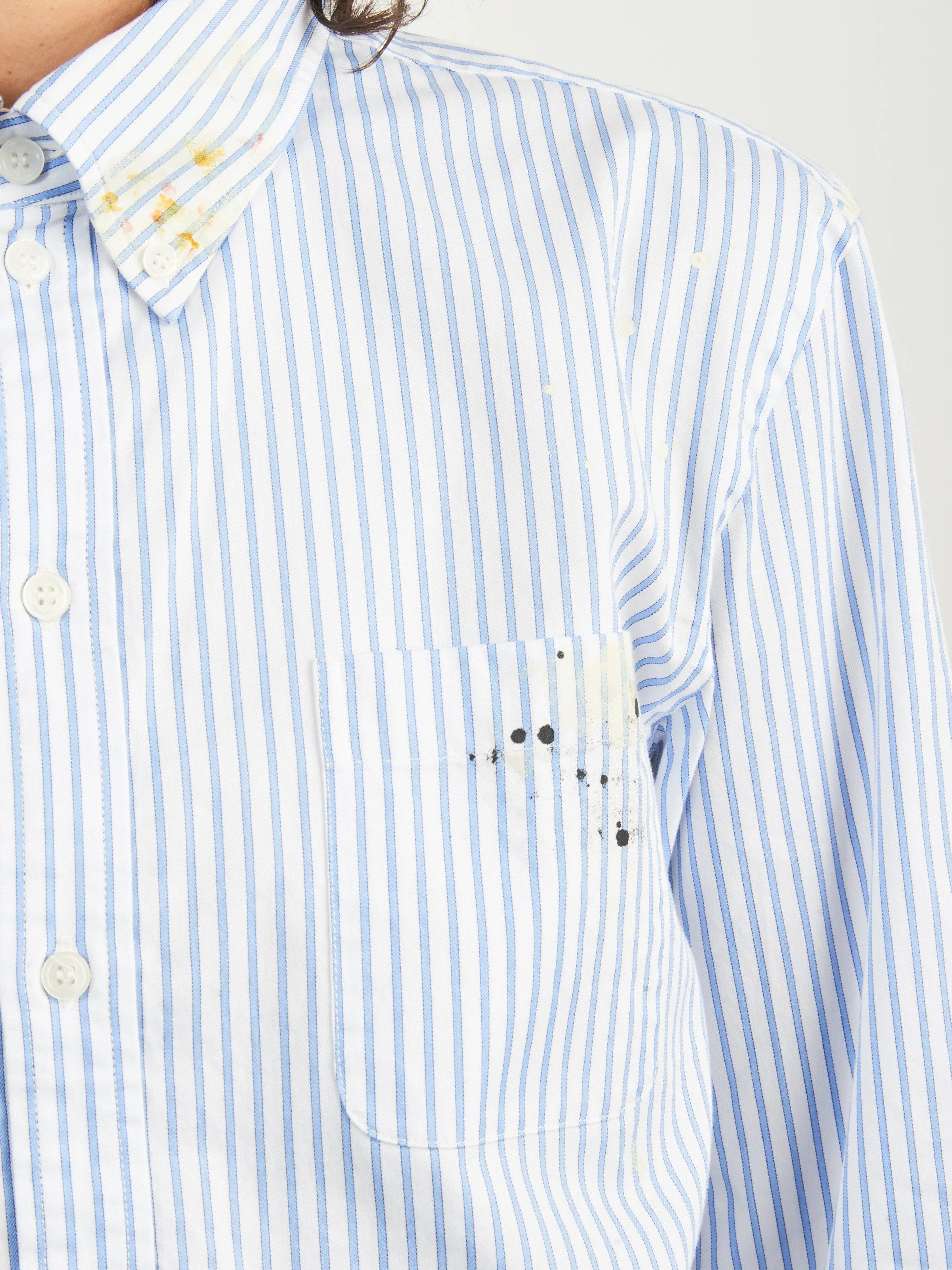 Blue Stripe Painter Shirt