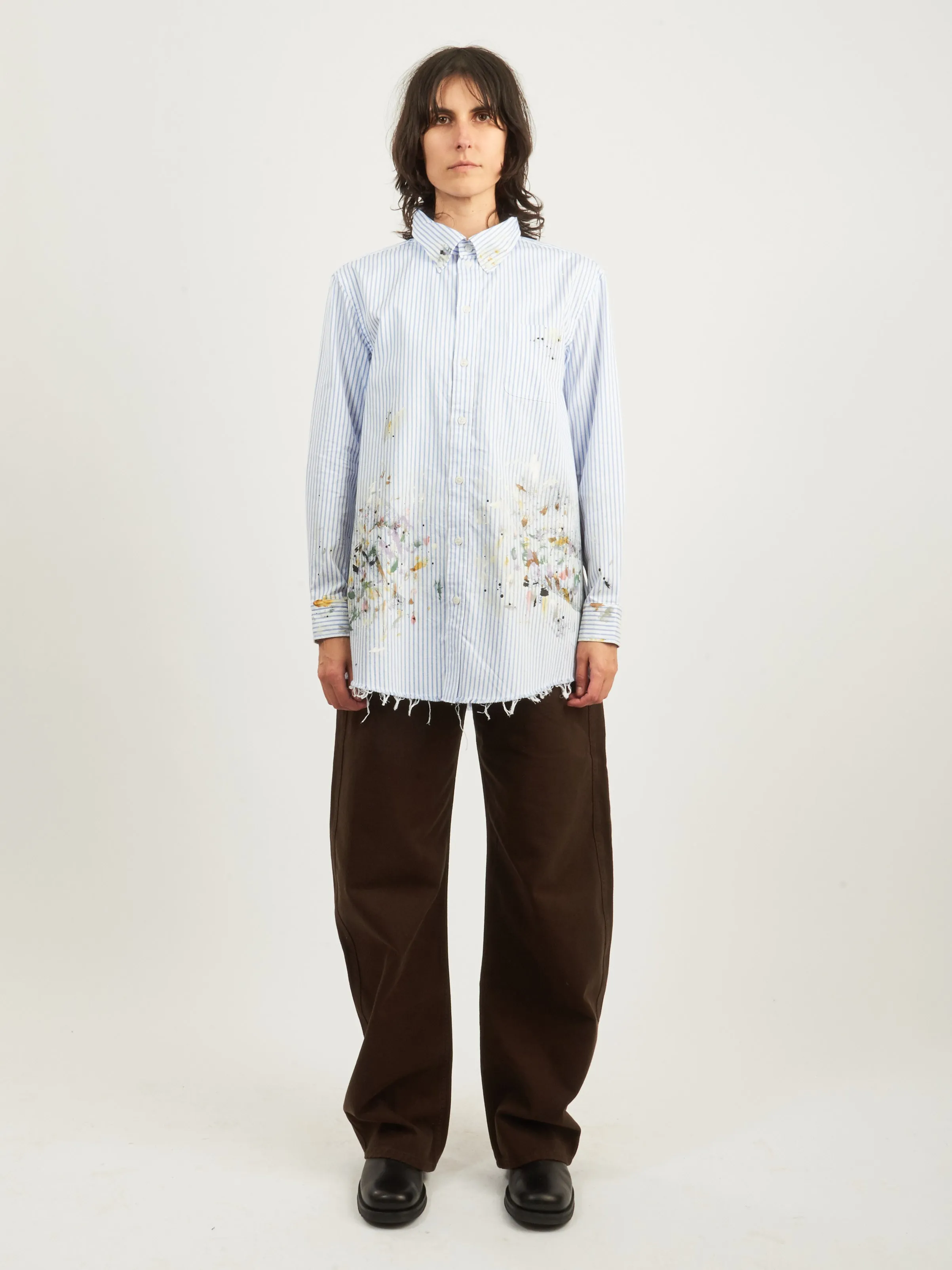 Blue Stripe Painter Shirt