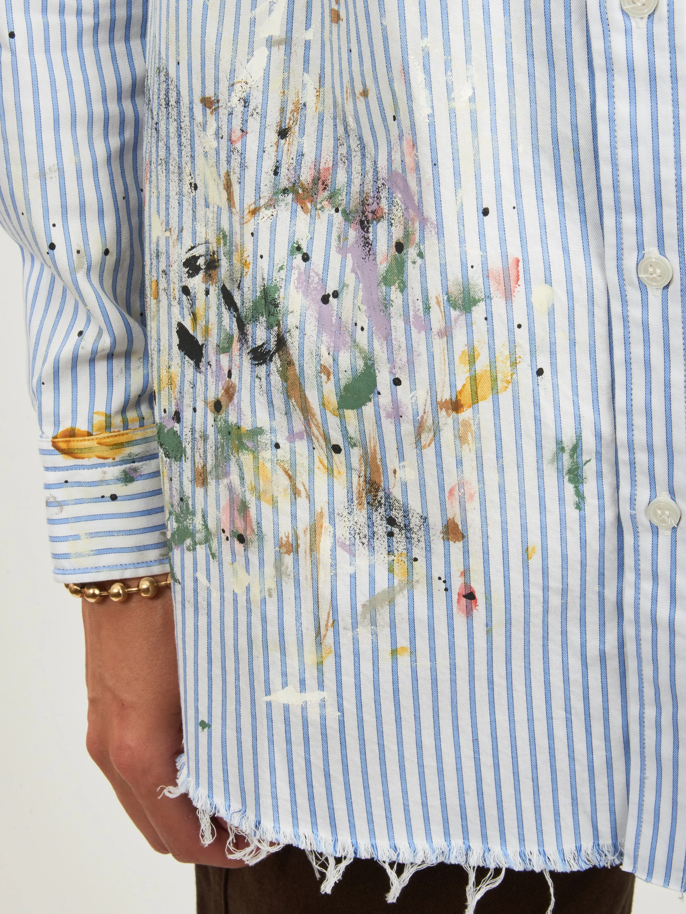 Blue Stripe Painter Shirt