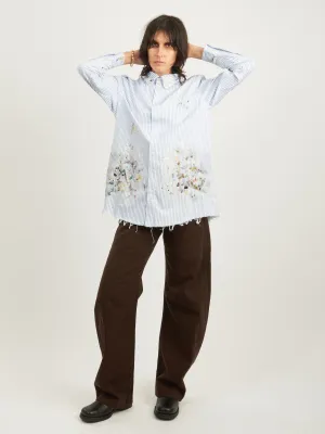 Blue Stripe Painter Shirt