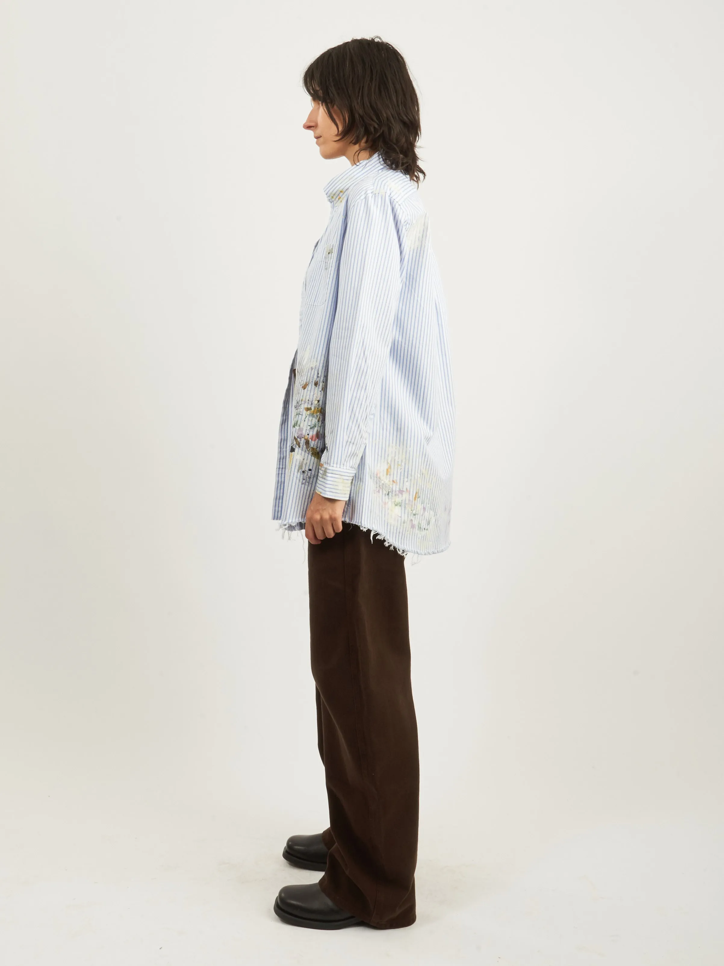 Blue Stripe Painter Shirt