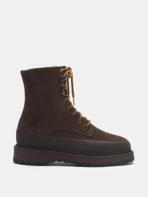Brown suede Dolomite boots