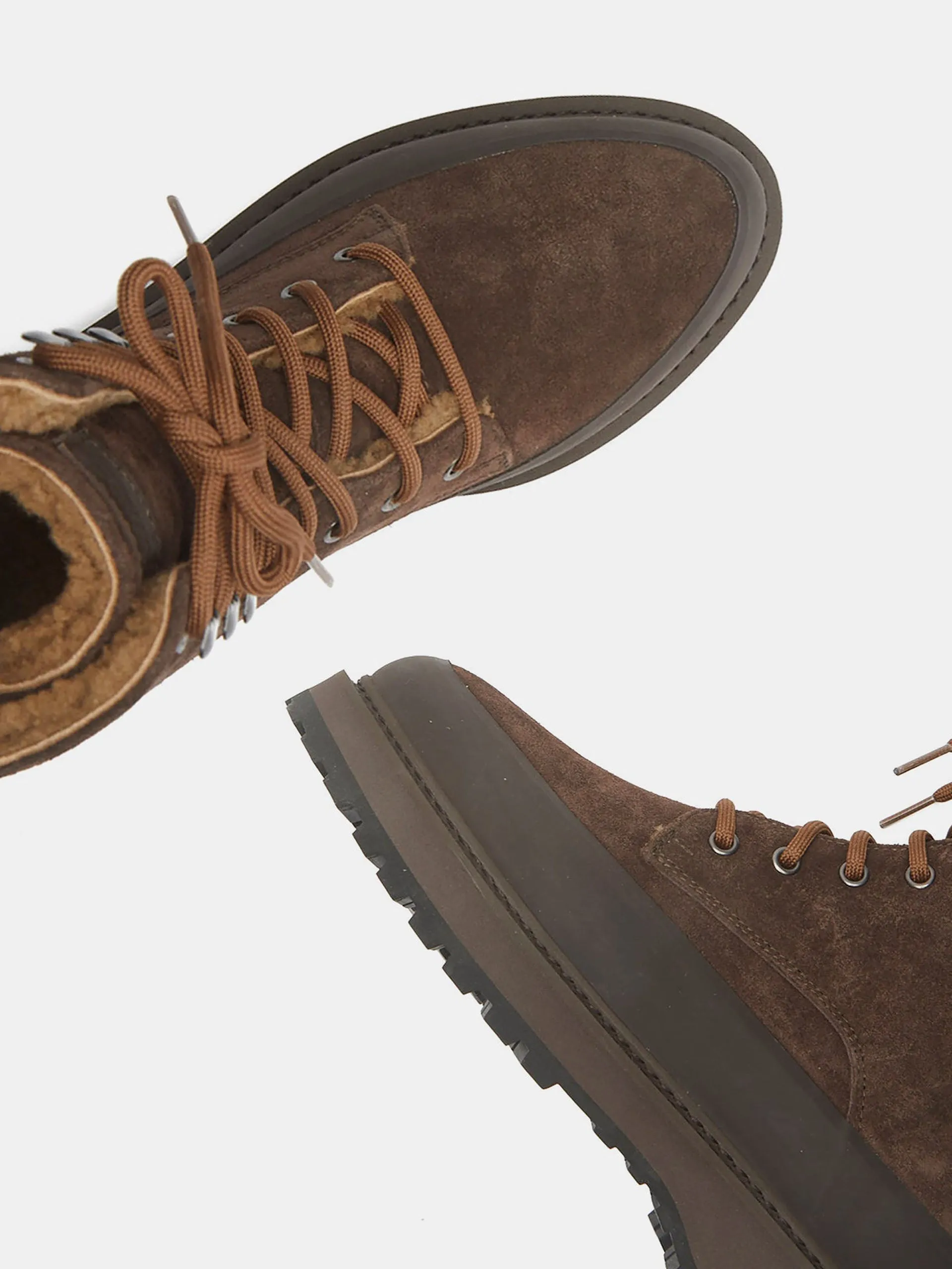 Brown suede Dolomite boots