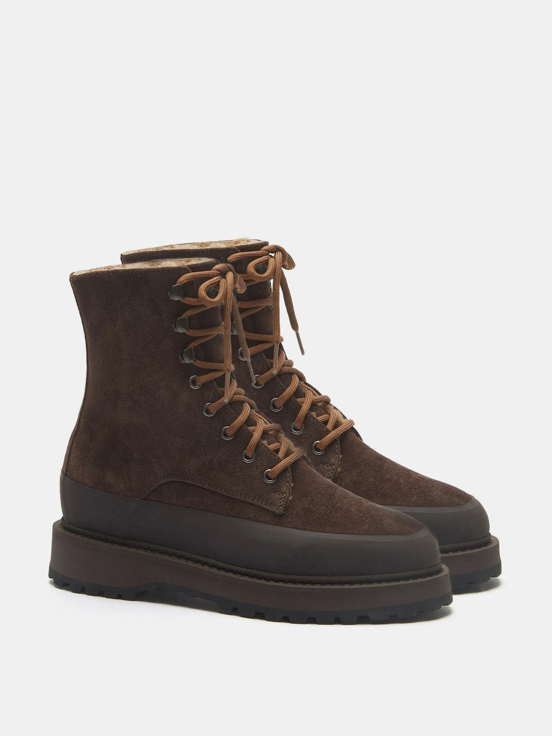 Brown suede Dolomite boots