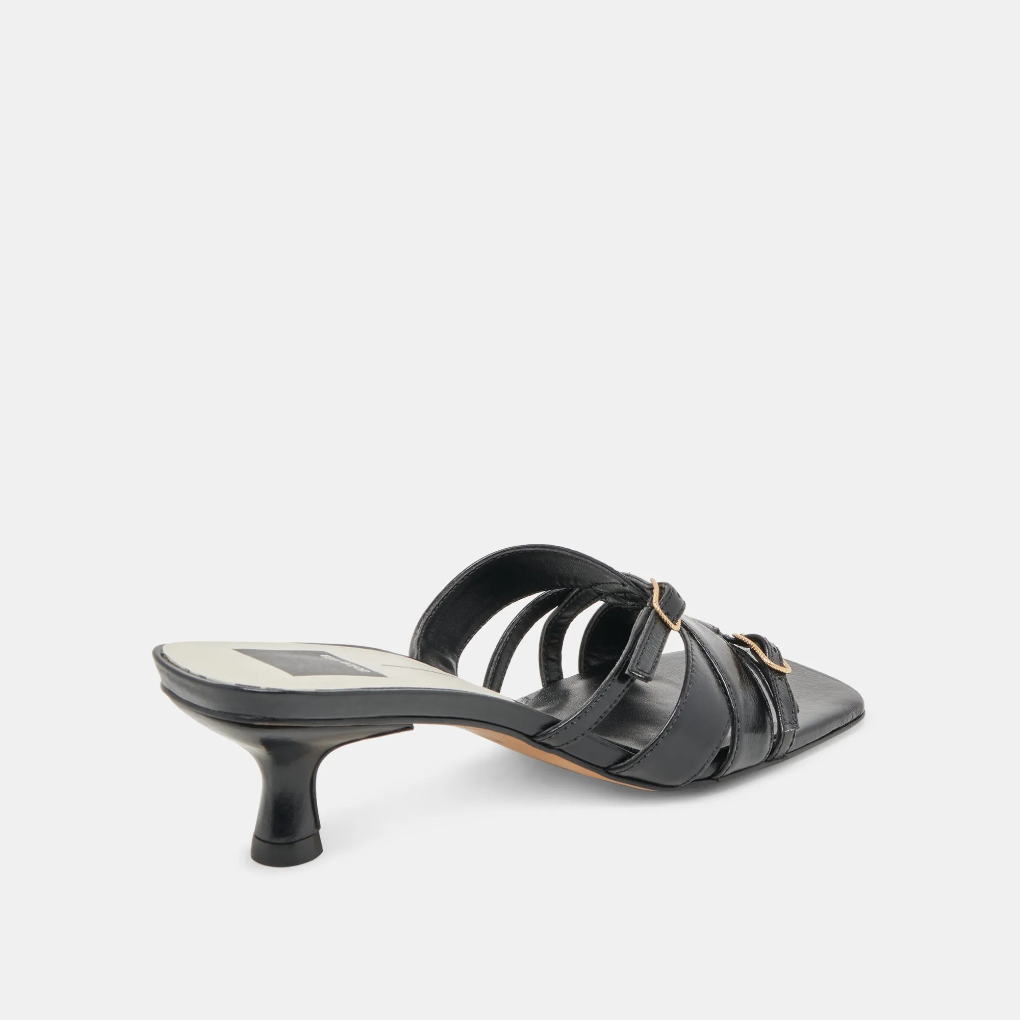 BRYANT HEELS MIDNIGHT CRINKLE PATENT