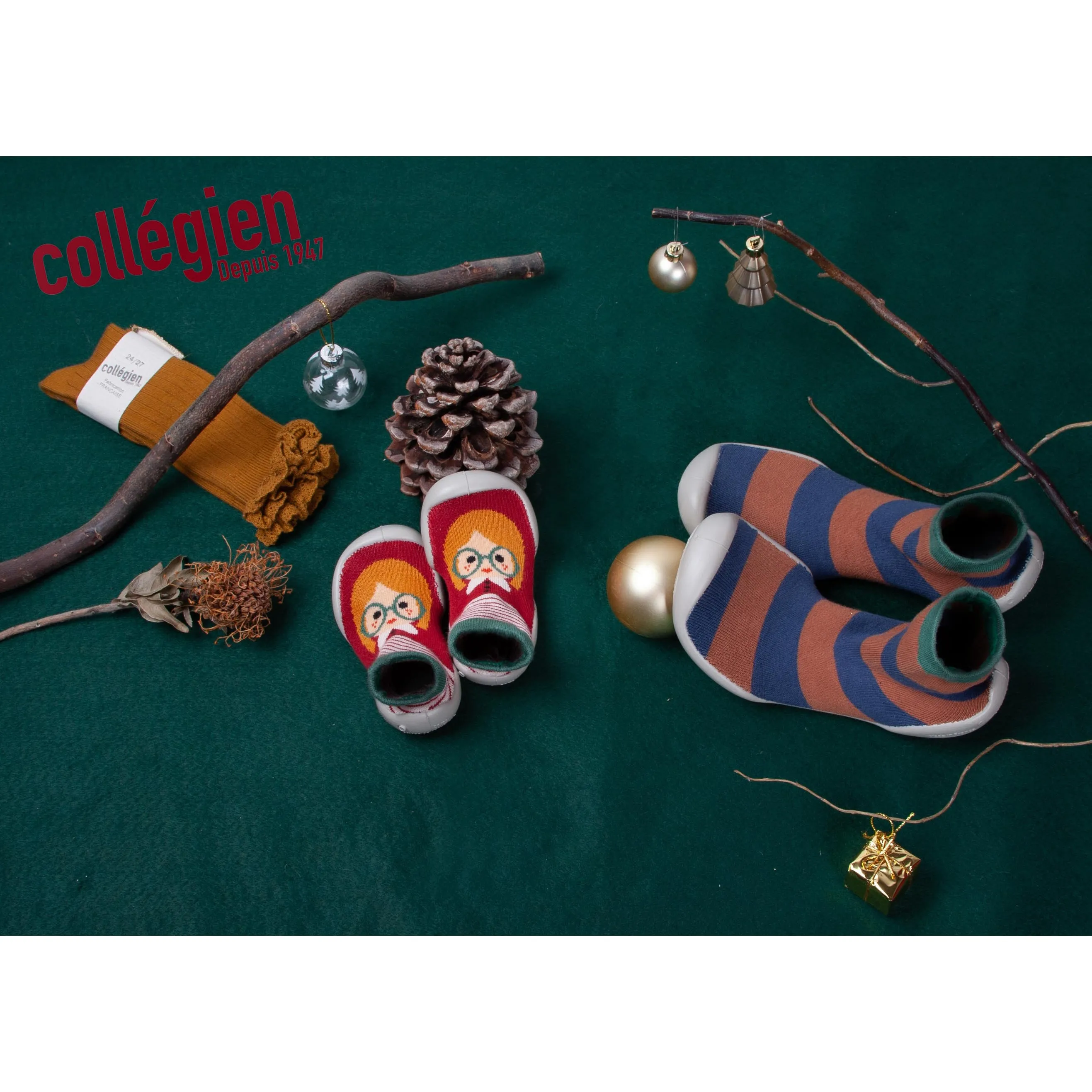 collégien Chaussettes Petot Chaperon Rouge Sock Slippers