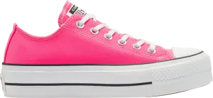 Converse Wmns Chuck Taylor All Star Platform Low Hyper Pink Sneakers