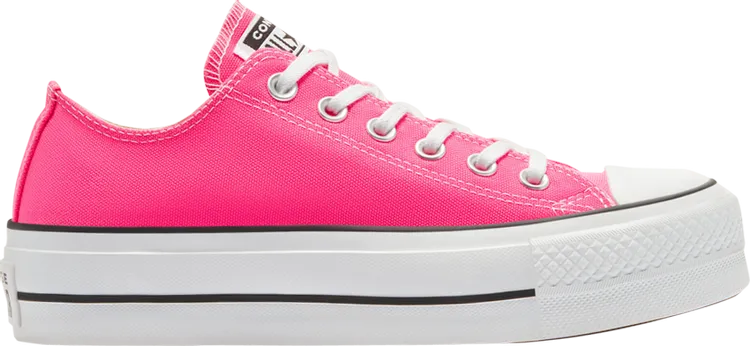 Converse Wmns Chuck Taylor All Star Platform Low Hyper Pink Sneakers