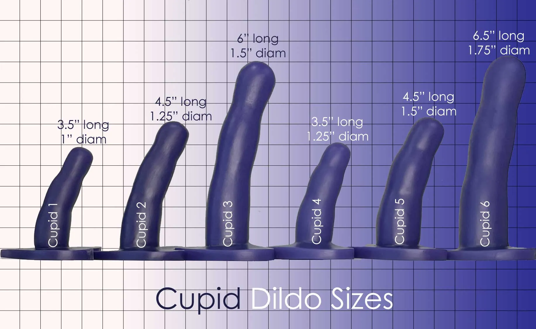 Cupid 3 Glow Dildo