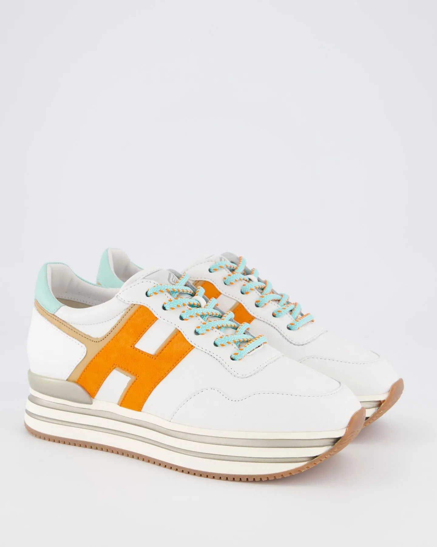 Dames Midi Platform H483 Sneaker Wit