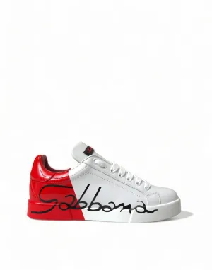 Dolce & Gabbana Lace Up Women's Low Top Sneakers
