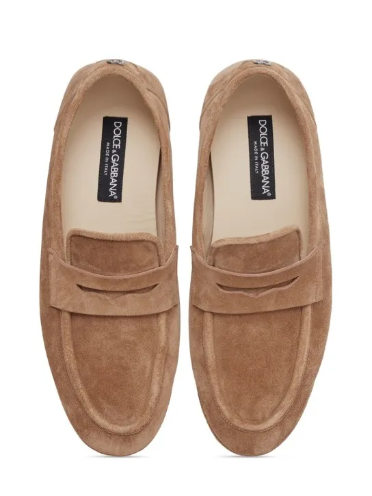 Dolce&amp;Gabbana   DG Driver suede loafers 