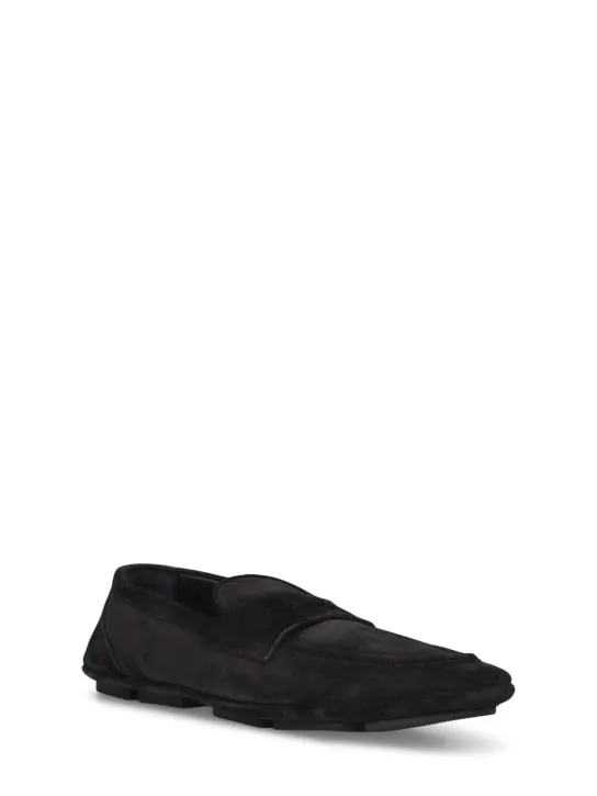 Dolce&amp;Gabbana   DG Driver suede loafers 