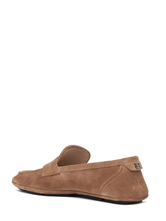 Dolce&amp;Gabbana   DG Driver suede loafers 