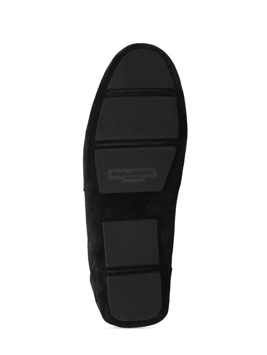 Dolce&amp;Gabbana   DG Driver suede loafers 