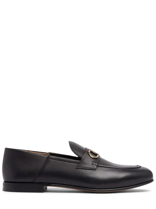 Ferragamo   Gin leather loafers 