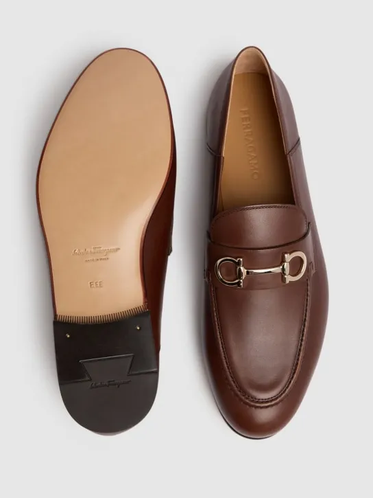 Ferragamo   Gin leather loafers 