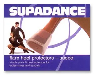 Flared Heel Caps with Suede (by Supadance)