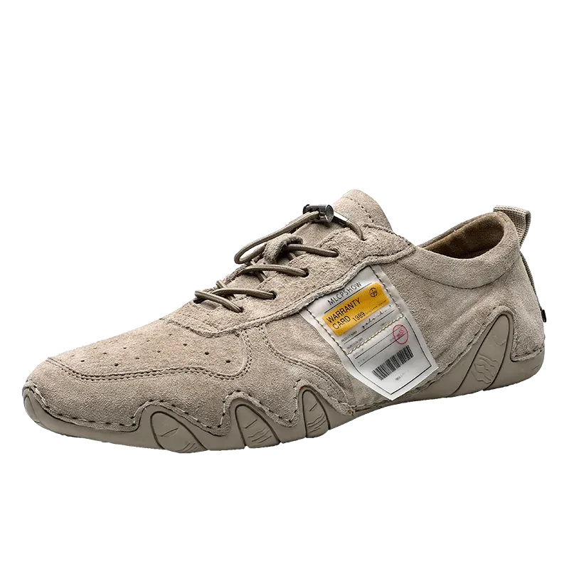 Genuine Leather Octopus bean shoes For Men Fashion Flats Shoes walking sports loafer breathable outdoor Men's driving shoes