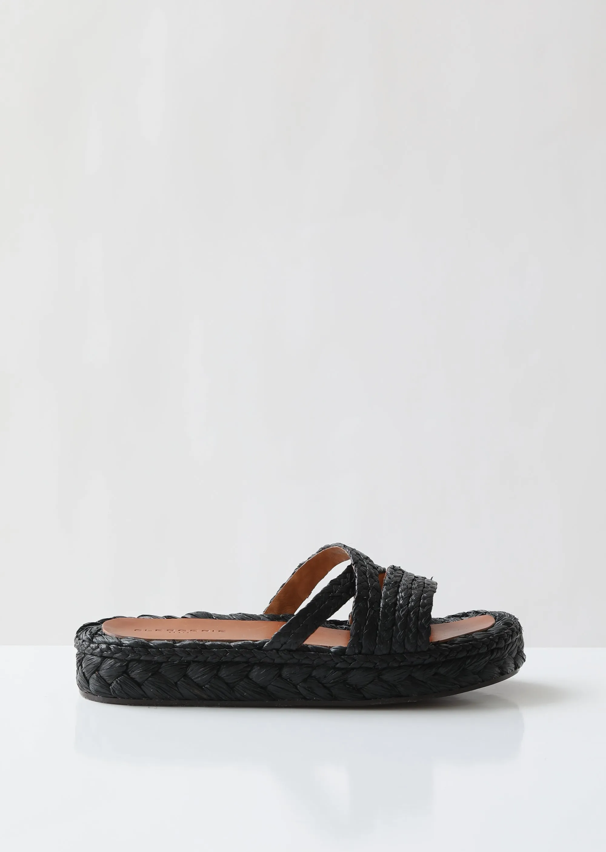 Idalie Raffia Slides