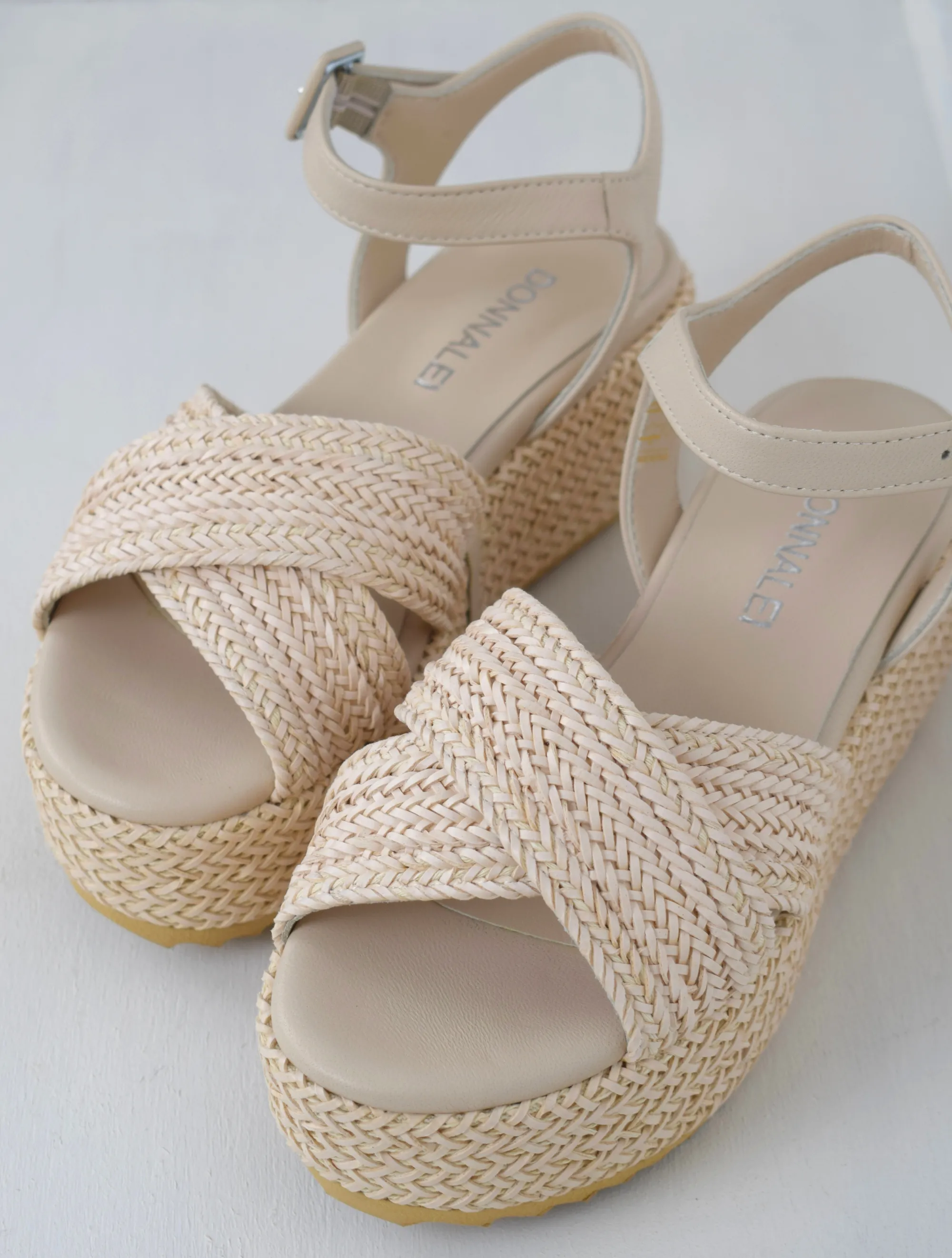 Jaipur Raffia Sandal Blush