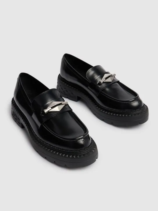 Jimmy Choo   20mm Marlow leather loafers 