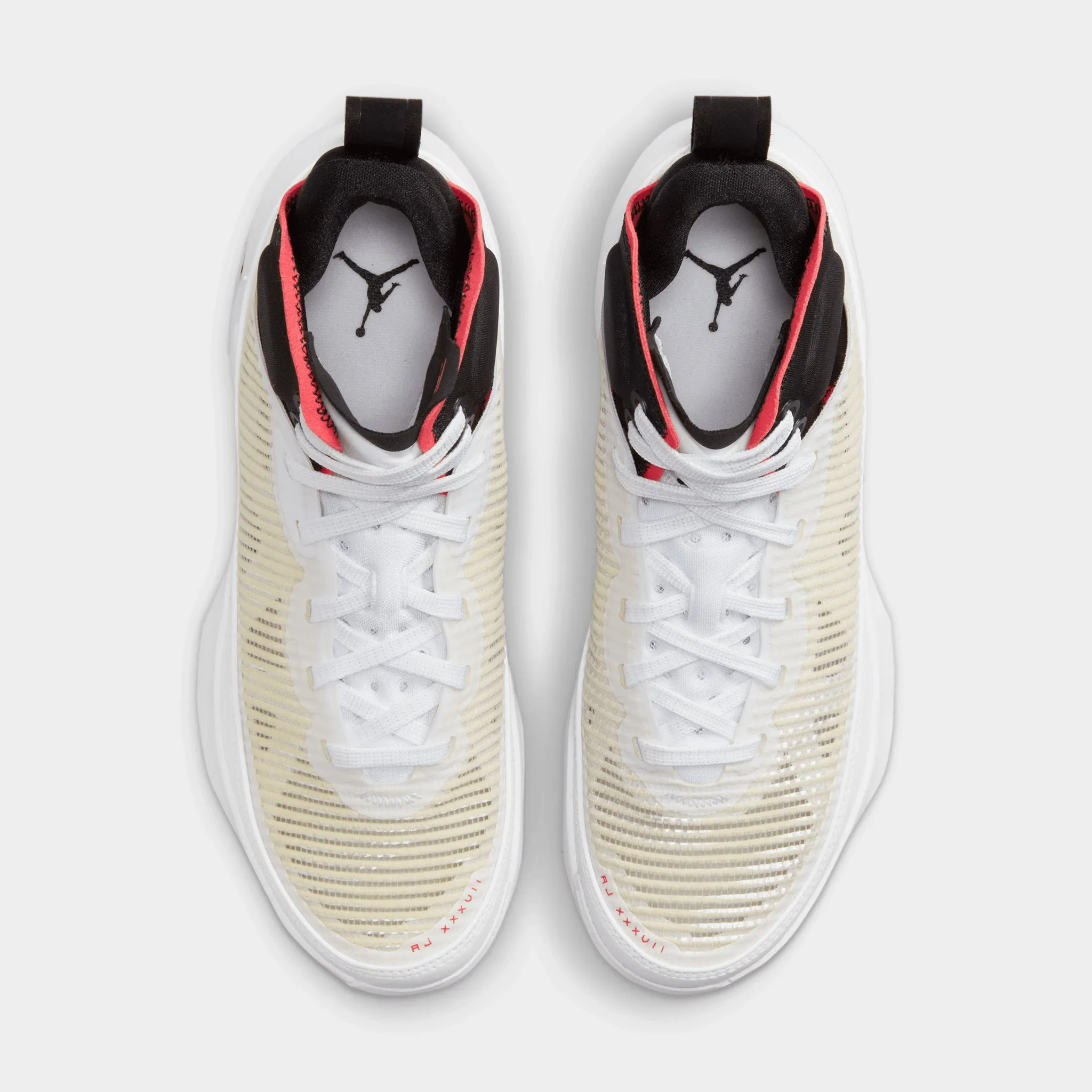 Jordan 37 GS White / Siren Red - Black