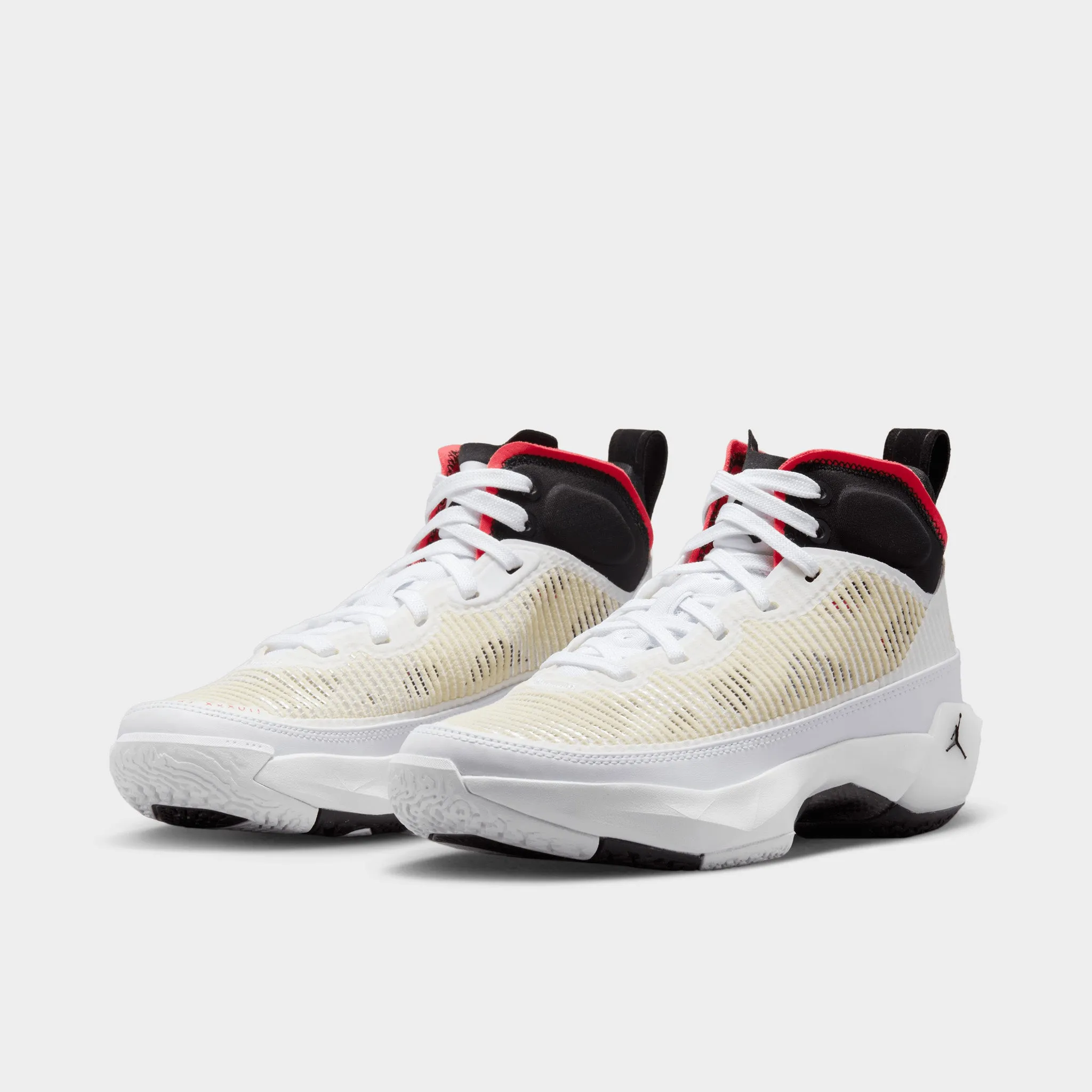 Jordan 37 GS White / Siren Red - Black