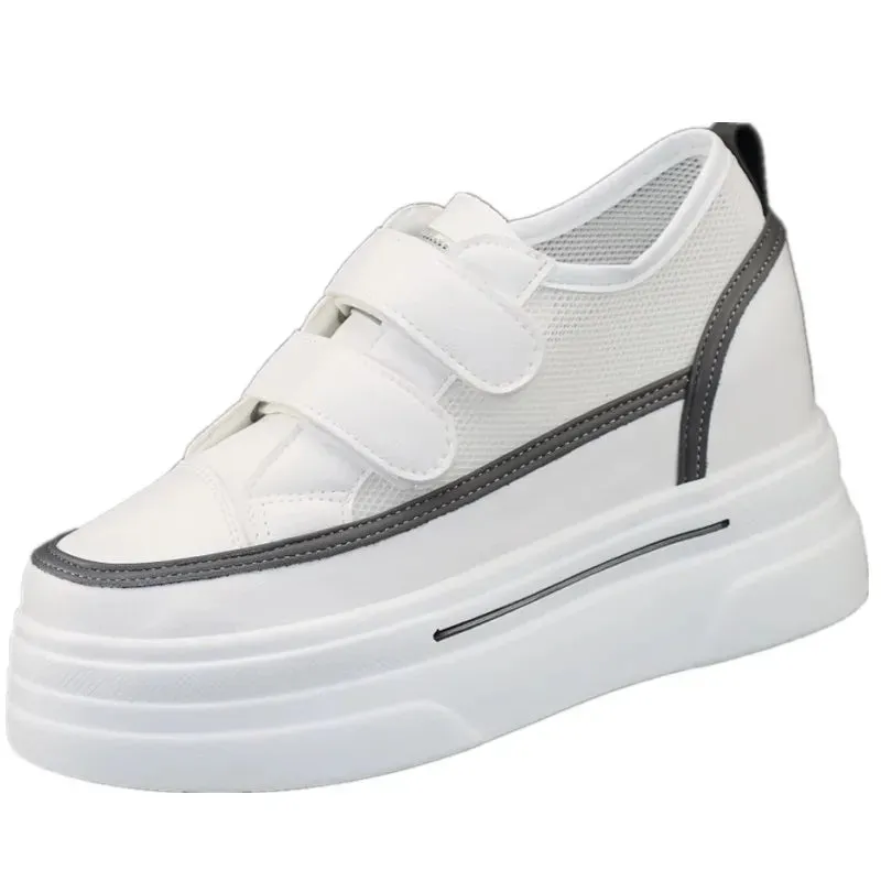 Joskaa 2024 New High Platform Sneakers White