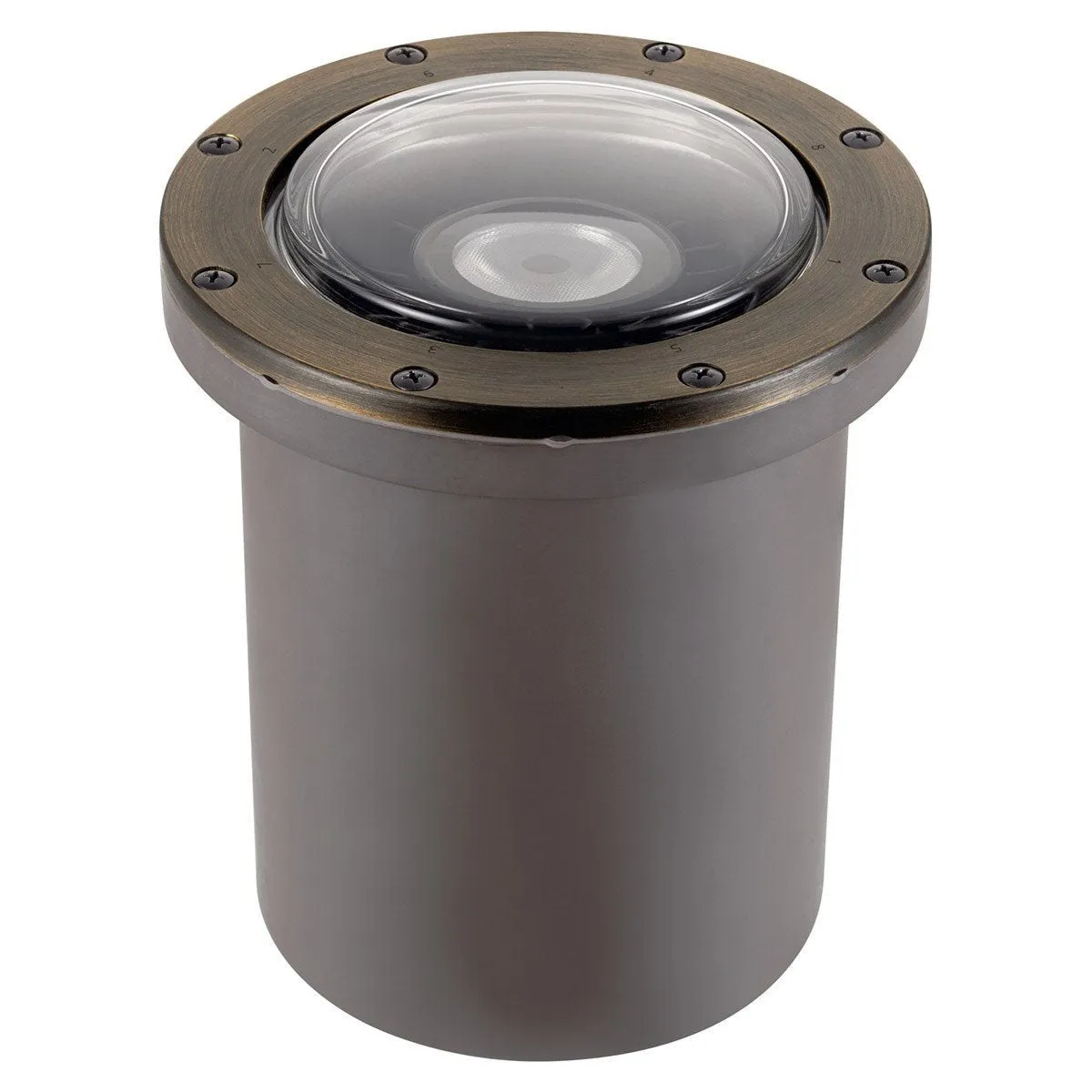 Kichler 16025CBR30 VLO 3000K LED In-Ground 60 Degree Beam Angle In-Ground Accent Centennial Brass