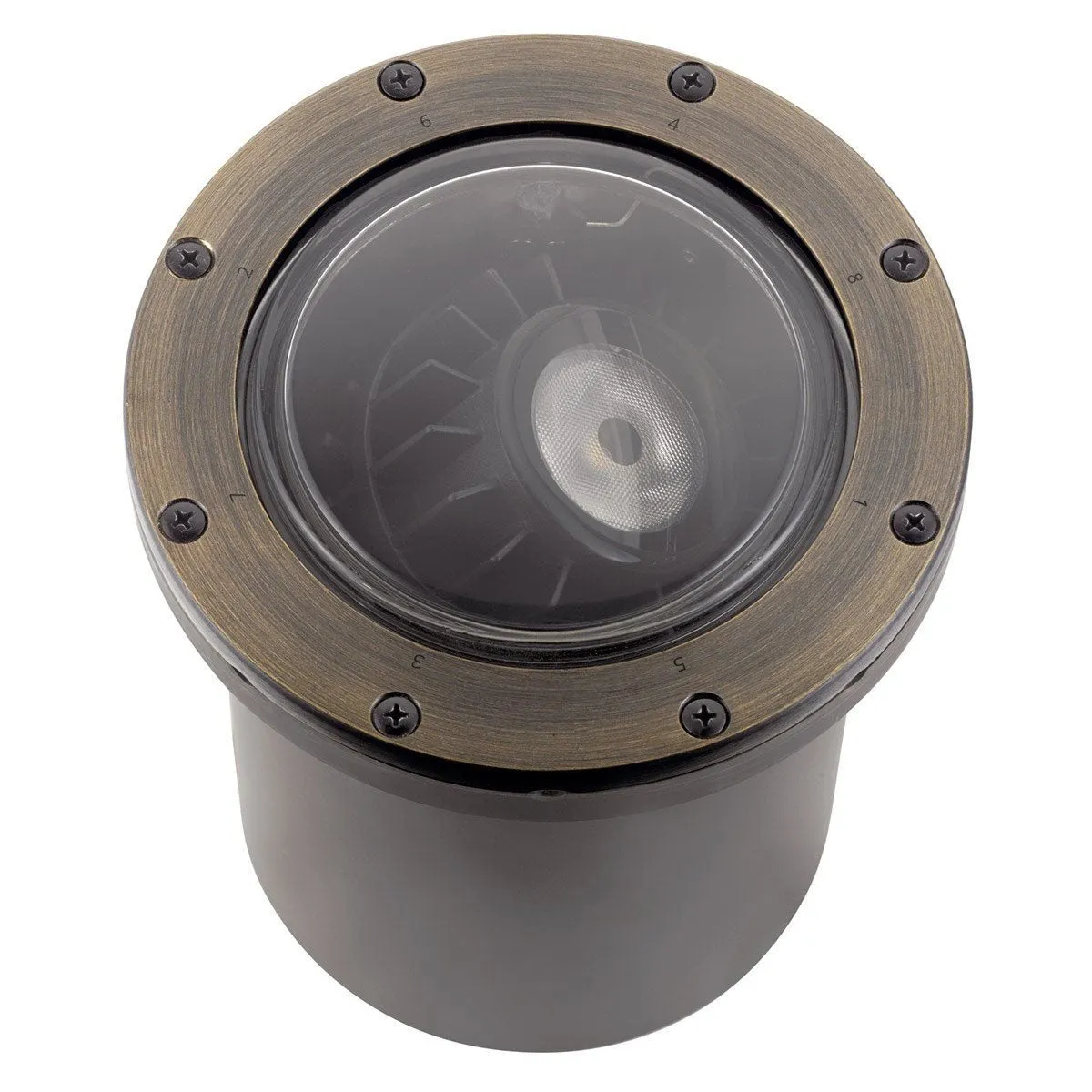 Kichler 16025CBR30 VLO 3000K LED In-Ground 60 Degree Beam Angle In-Ground Accent Centennial Brass