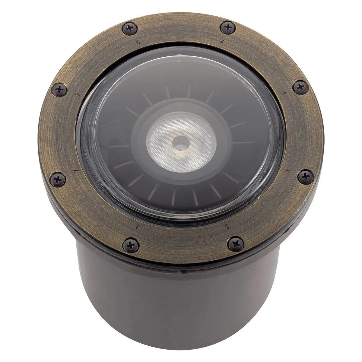 Kichler 16025CBR30 VLO 3000K LED In-Ground 60 Degree Beam Angle In-Ground Accent Centennial Brass