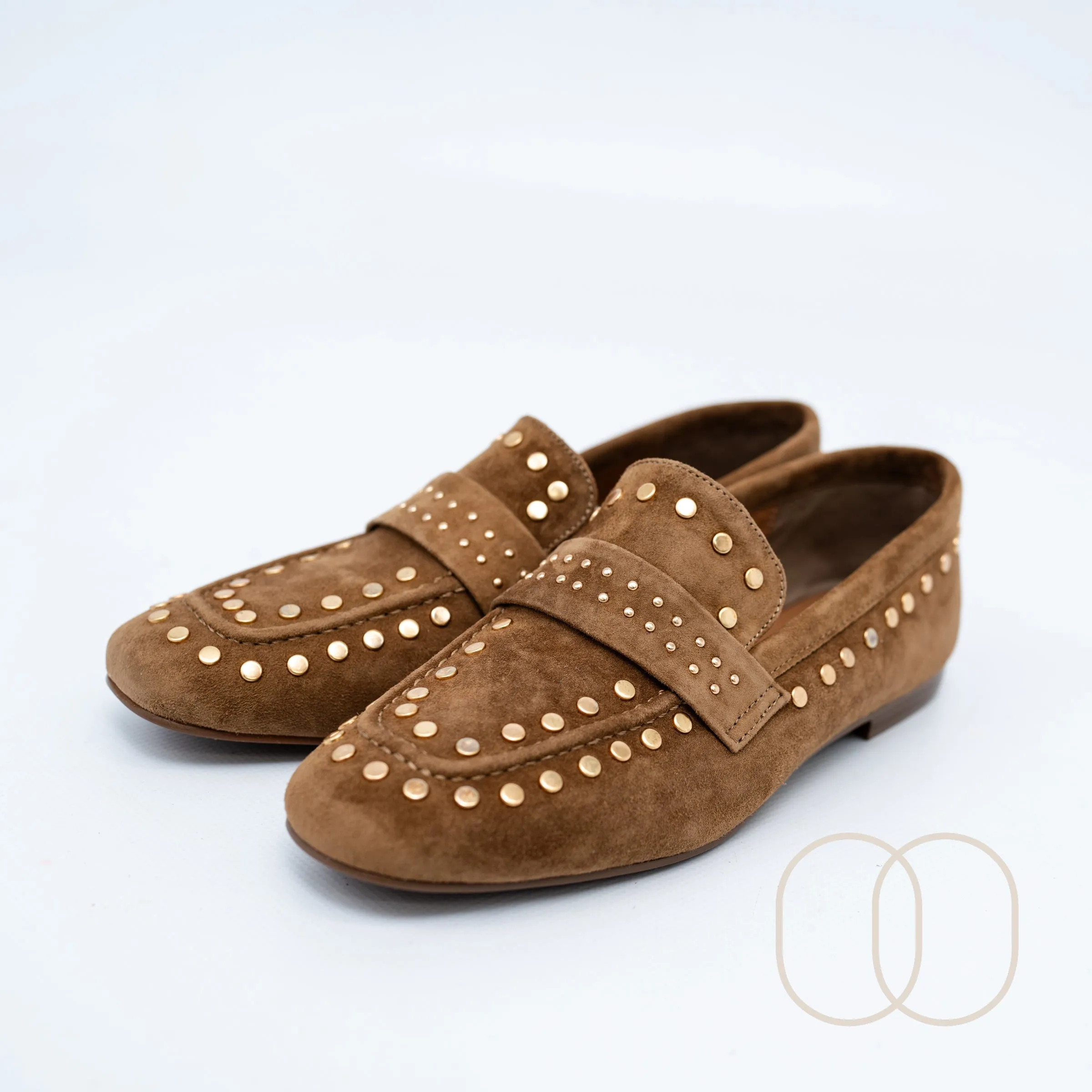LODI Suede Loafers in Tan - BE4771