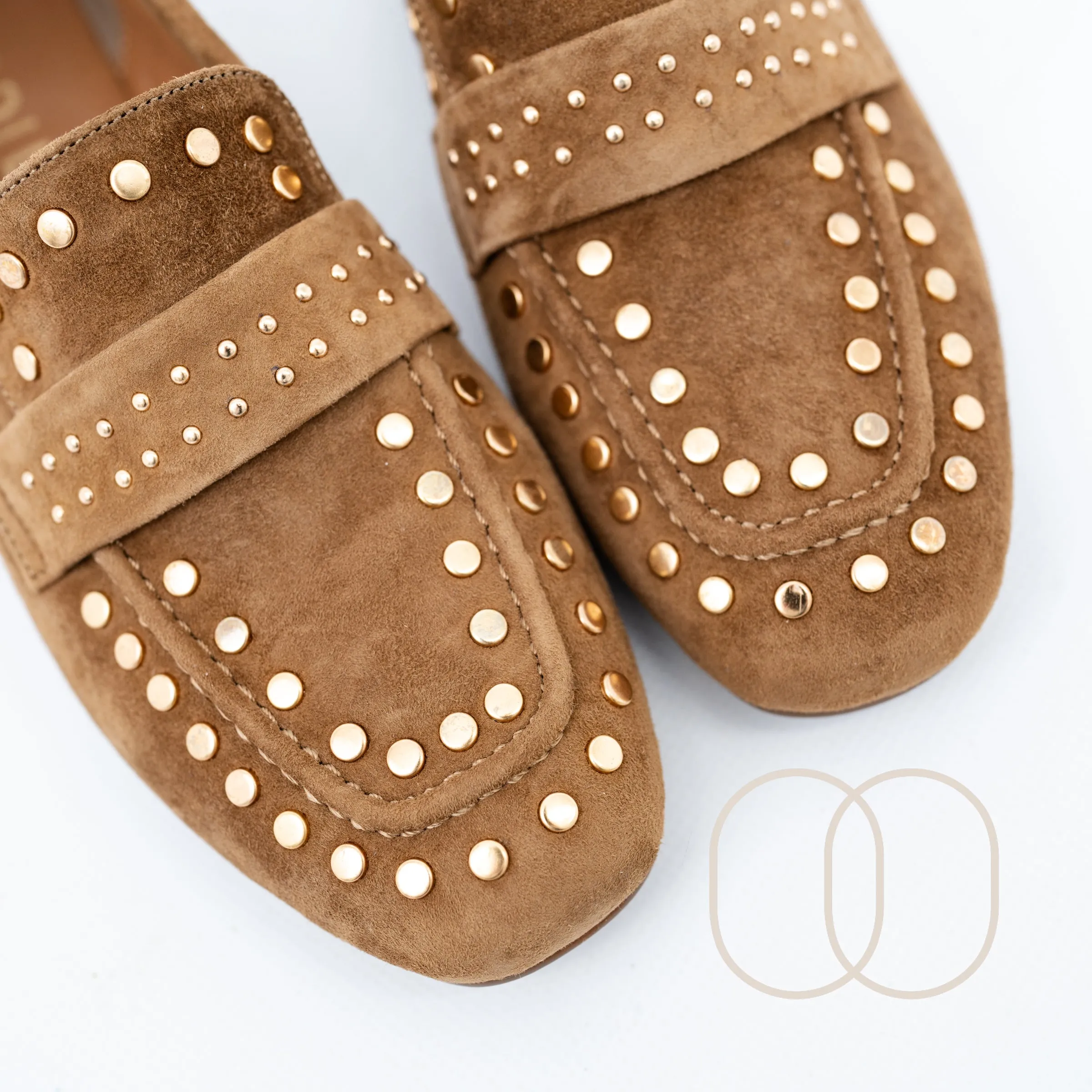 LODI Suede Loafers in Tan - BE4771