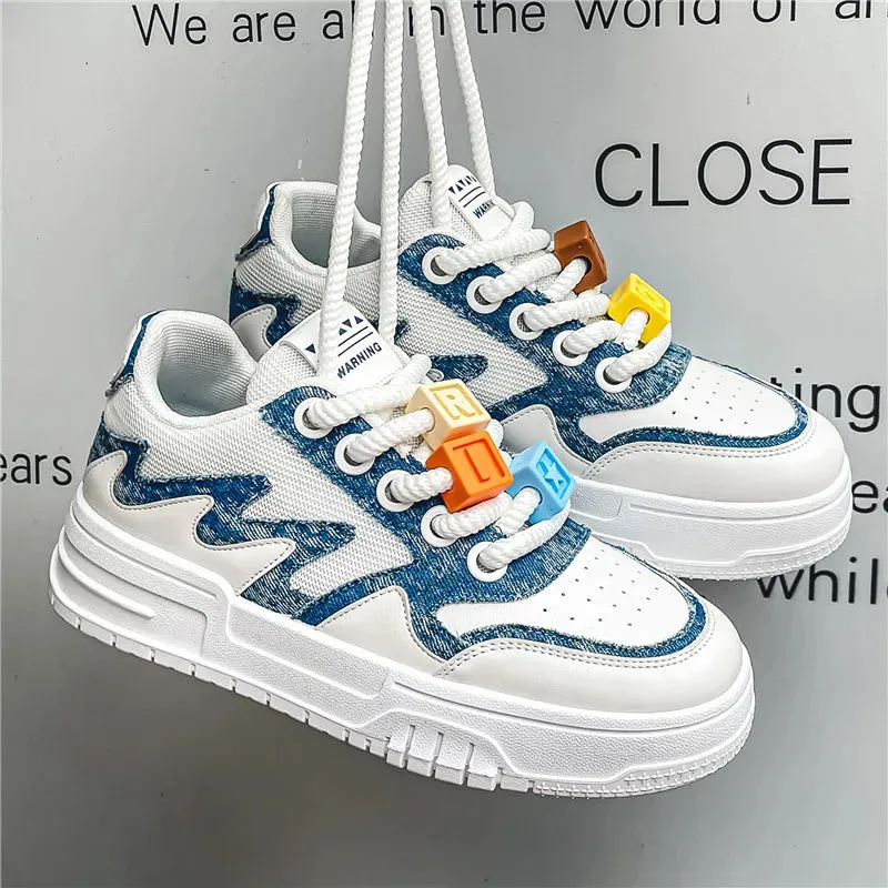 Men's Casual Shoes - Comfortable Soft White Sneakers - TSS360