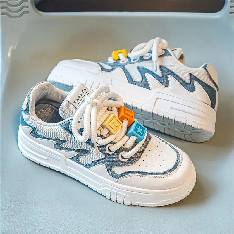 Men's Casual Shoes - Comfortable Soft White Sneakers - TSS360