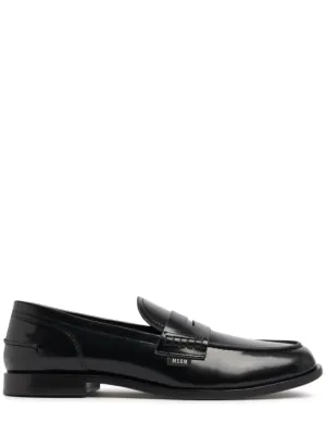 MSGM   Leather loafers 