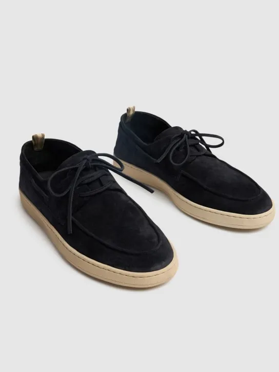 Officine Creative   Herbie suede leather loafers 