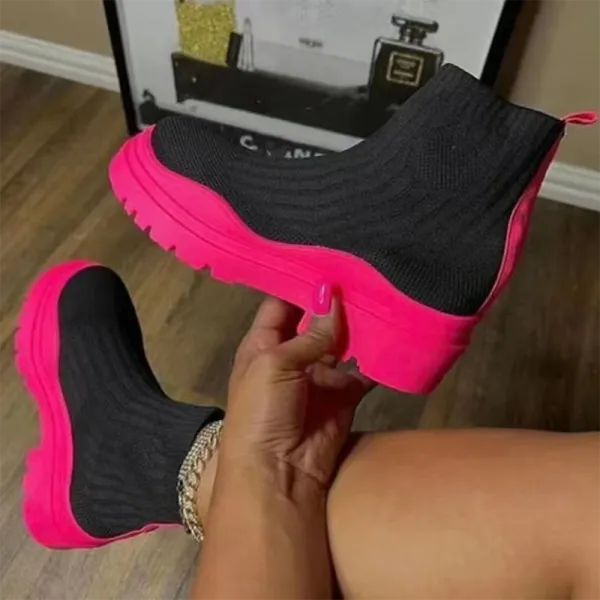 Purpdrank - Black Street Patchwork Closed Out Door Leather Shoes