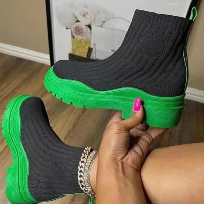 Purpdrank - Black Street Patchwork Closed Out Door Leather Shoes