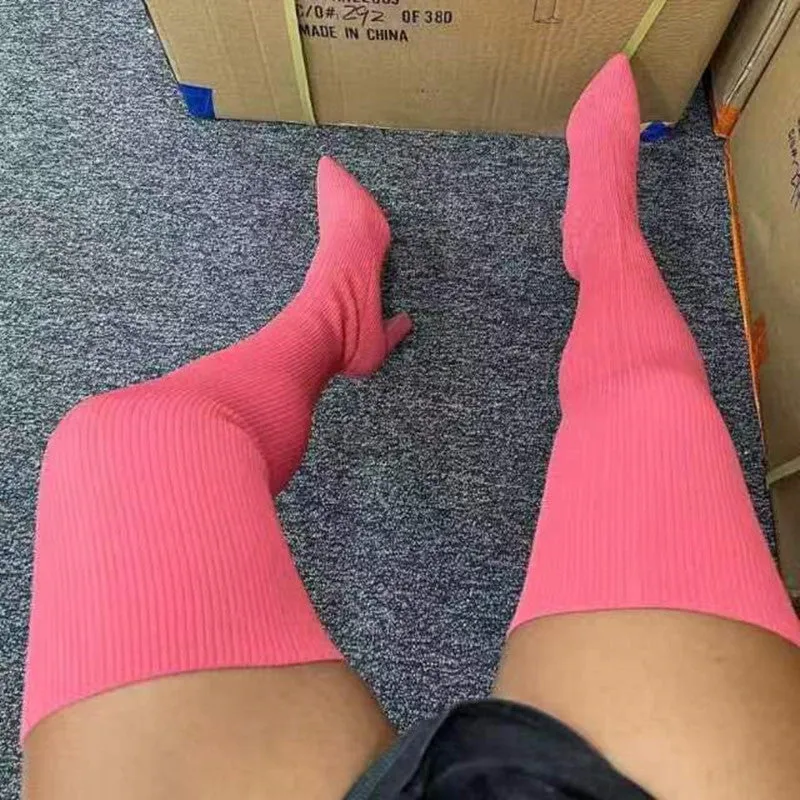 Purpdrank - Red Fashion Casual Patchwork Solid Color Pointed Comfortable Shoes (Subject To The Actual Object)